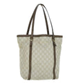 GUCCI GG Supreme Tote Bag PVC Leather Beige 336777 th4158