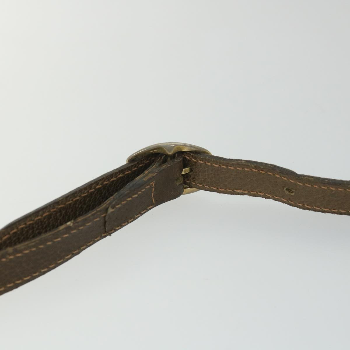GUCCI GG Plus Supreme Shoulder Bag PVC Leather Beige th4169