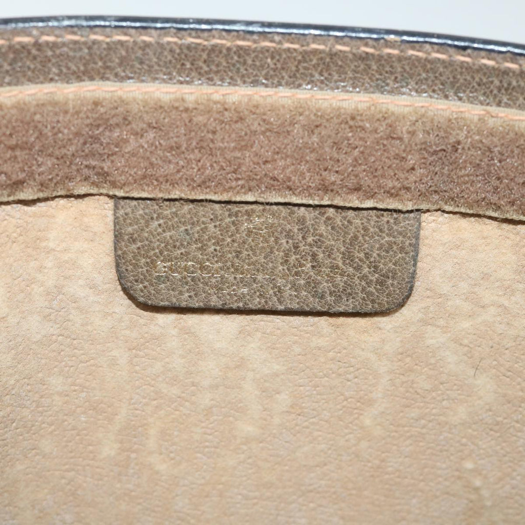 GUCCI GG Supreme Web Sherry Line Clutch Bag Beige Red 89 01 002 th4184