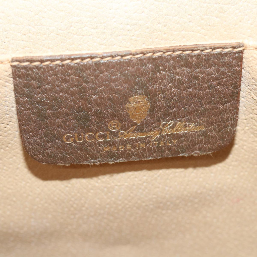 GUCCI GG Supreme Web Sherry Line Clutch Bag Beige Red 89 01 030 th4185