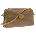 GUCCI Micro GG Supreme Shoulder Bag PVC Leather Beige th4191