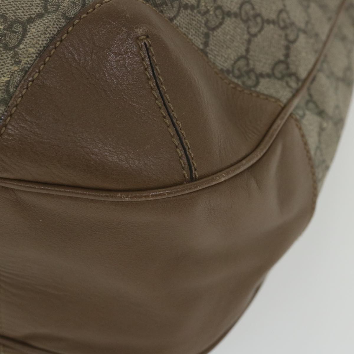 GUCCI GG Canvas Shoulder Bag Coated Canvas Beige 309618 th4197
