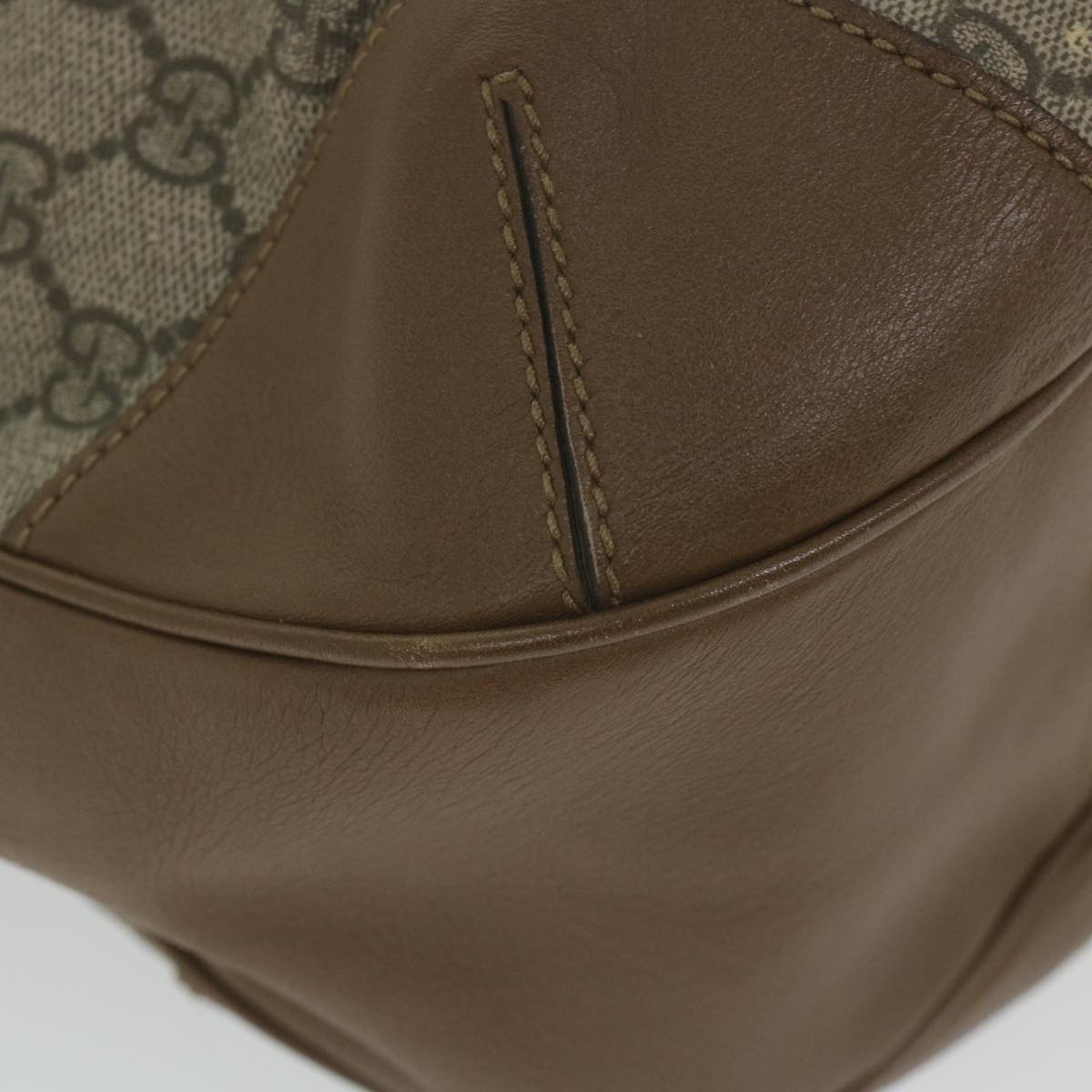 GUCCI GG Canvas Shoulder Bag Coated Canvas Beige 309618 th4197
