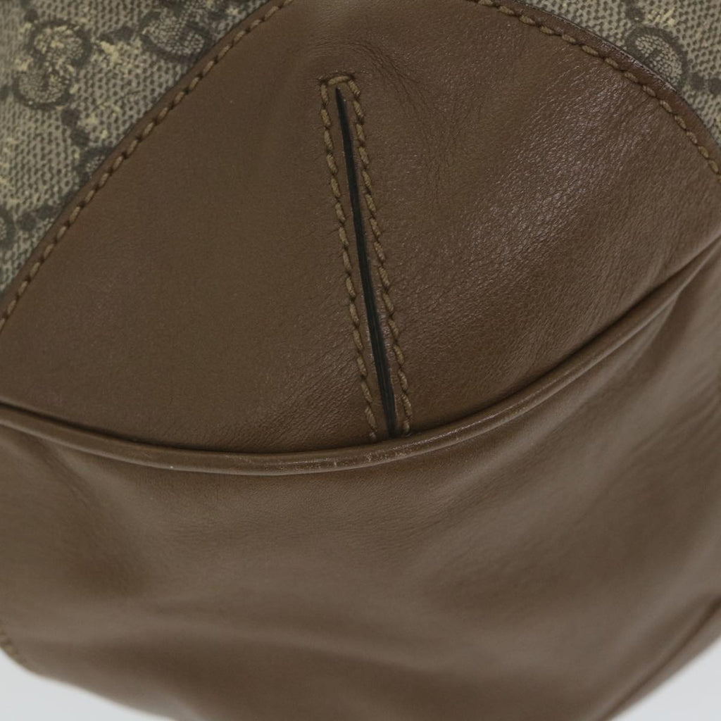 GUCCI GG Canvas Shoulder Bag Coated Canvas Beige 309618 th4197