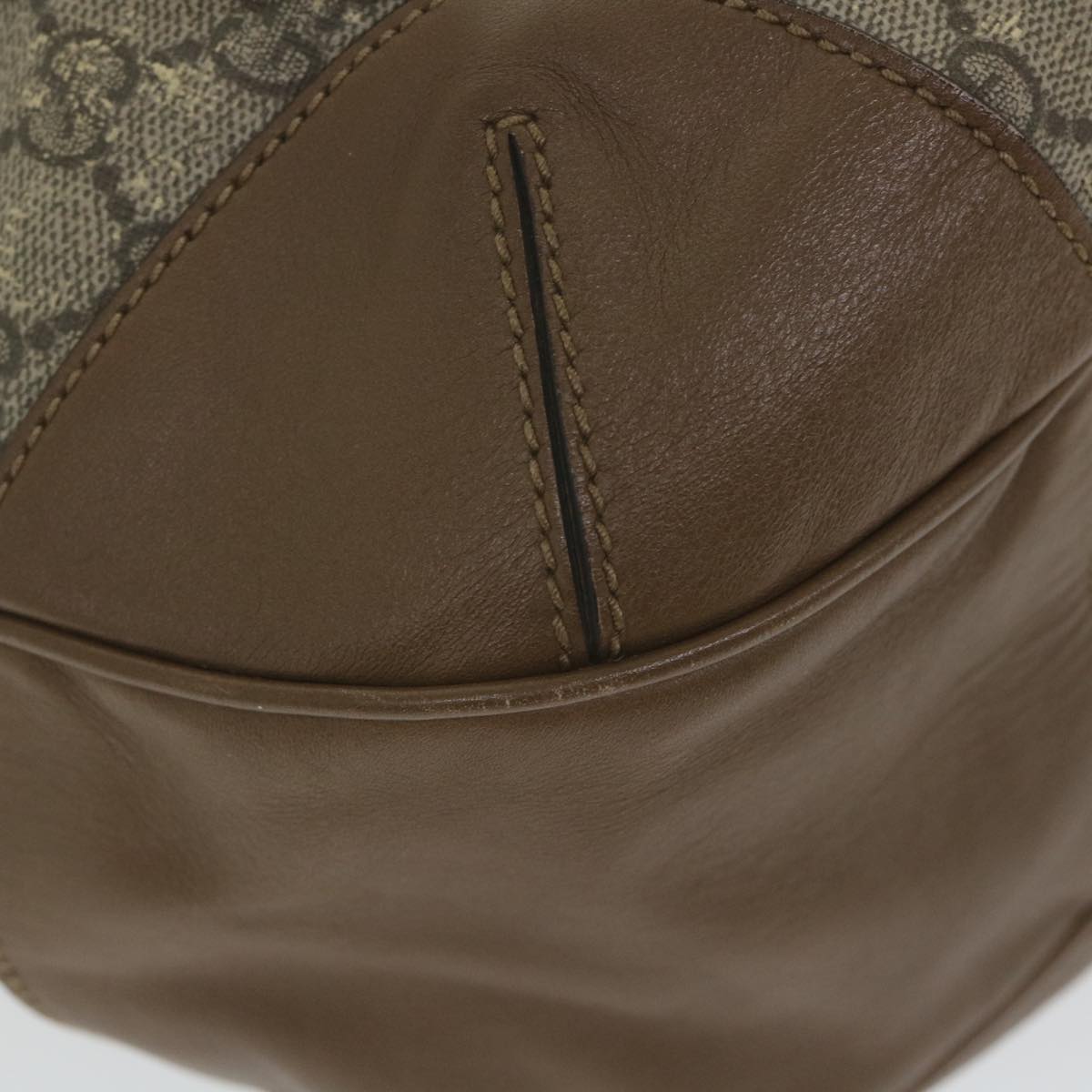 GUCCI GG Canvas Shoulder Bag Coated Canvas Beige 309618 th4197