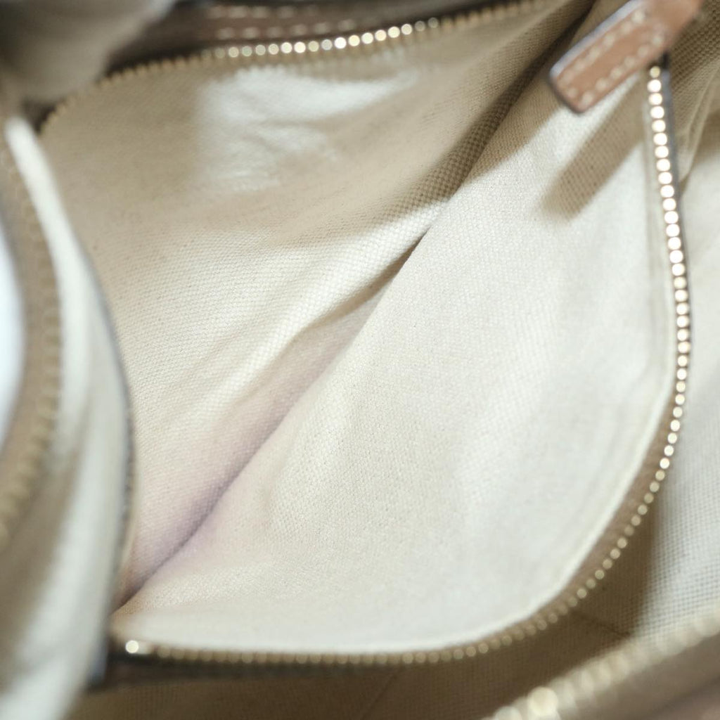 GUCCI GG Canvas Shoulder Bag Coated Canvas Beige 309618 th4197
