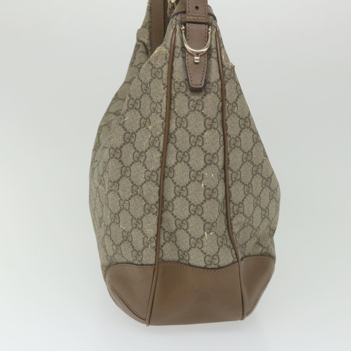 GUCCI GG Canvas Shoulder Bag Coated Canvas Beige 309618 th4197