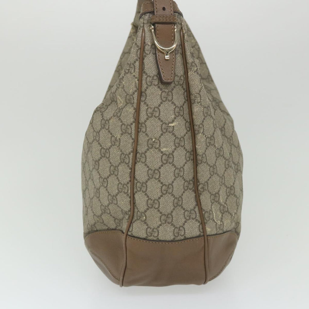 GUCCI GG Canvas Shoulder Bag Coated Canvas Beige 309618 th4197