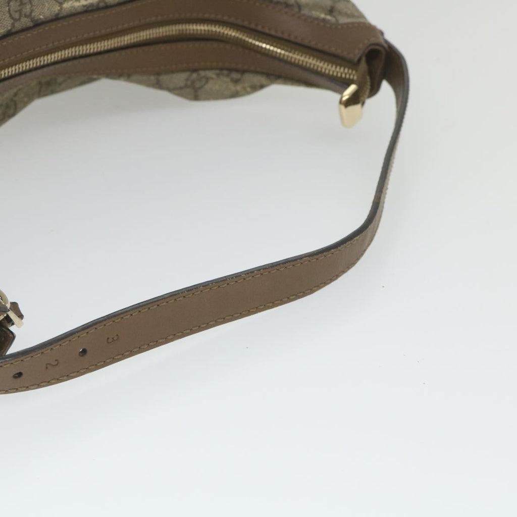 GUCCI GG Canvas Shoulder Bag Coated Canvas Beige 309618 th4197