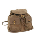 GUCCI Bamboo Backpack Suede Brown 003 1817 0016 th4222