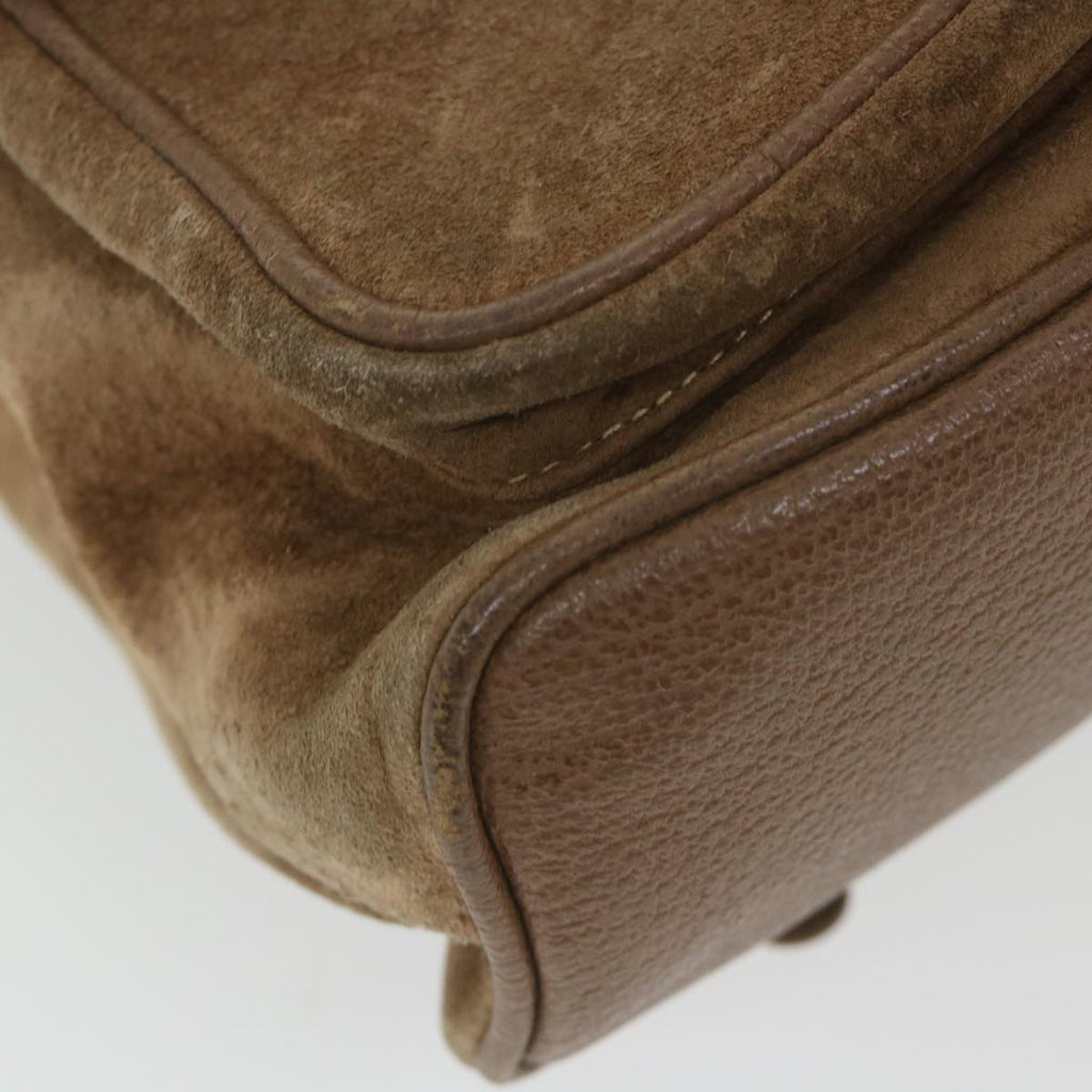GUCCI Bamboo Backpack Suede Brown 003 1817 0016 th4222