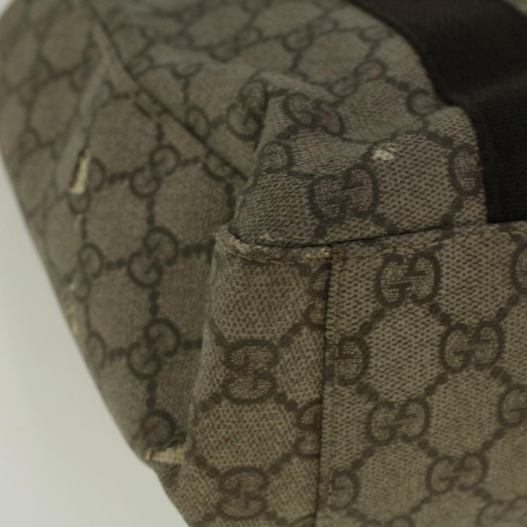 GUCCI GG Canvas Hand Bag Coated Canvas Beige 141976 th4296