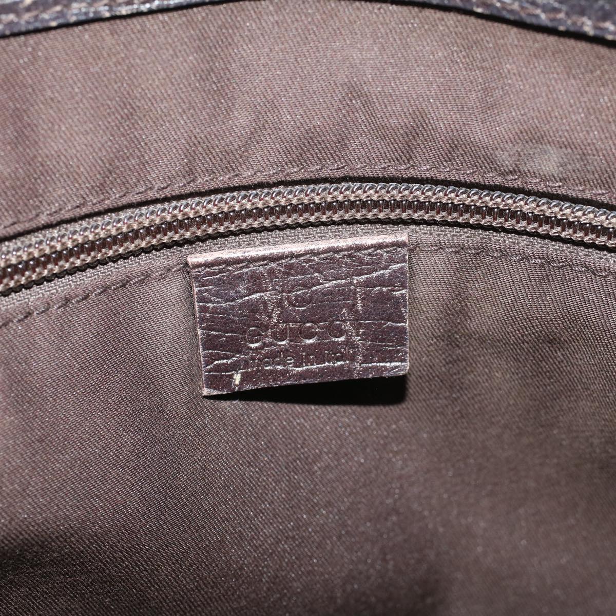 GUCCI GG Canvas Hand Bag Coated Canvas Beige 141976 th4296