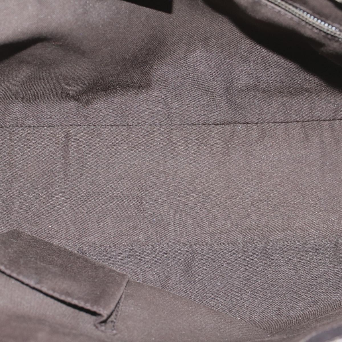 GUCCI GG Canvas Hand Bag Coated Canvas Beige 141976 th4296