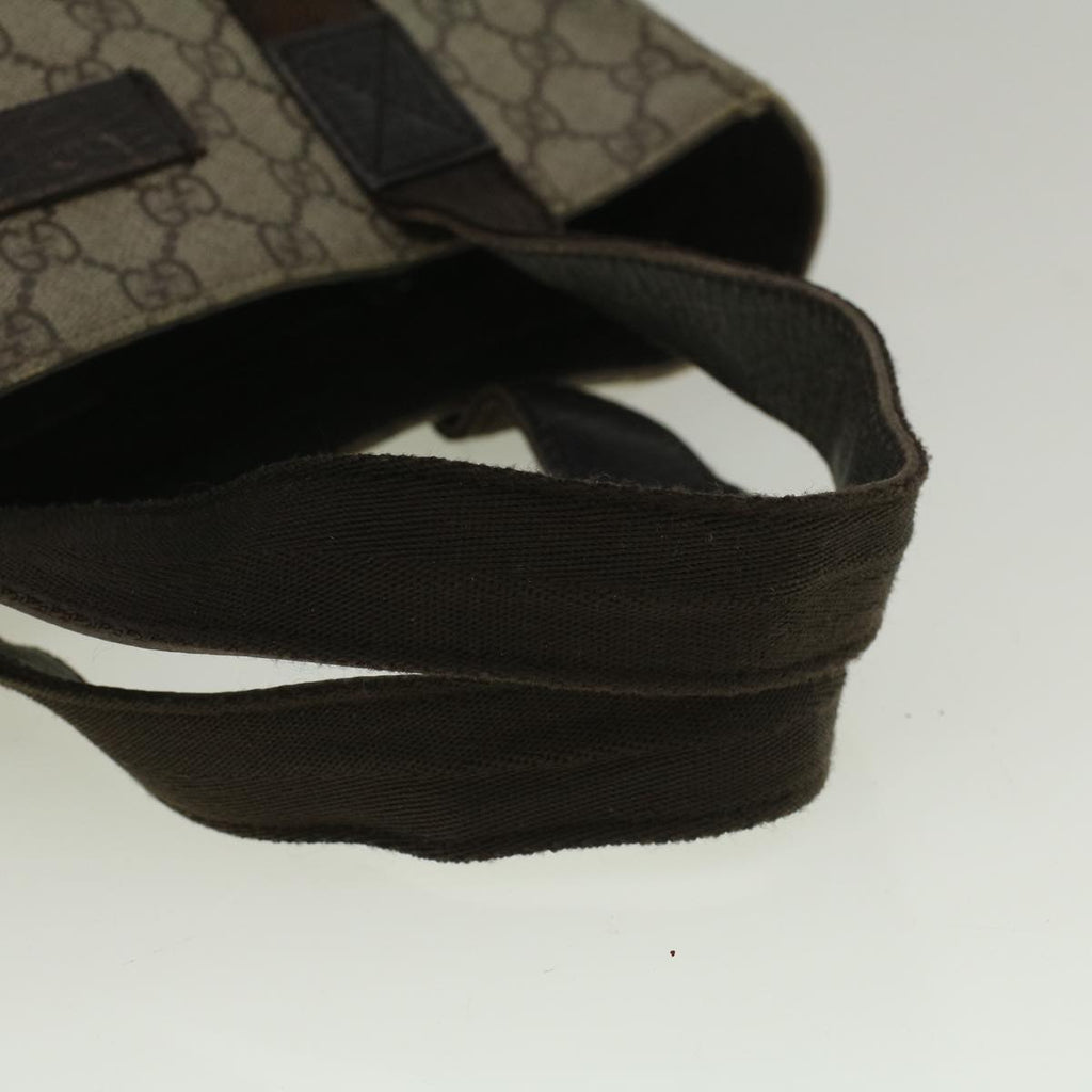 GUCCI GG Canvas Hand Bag Coated Canvas Beige 141976 th4296