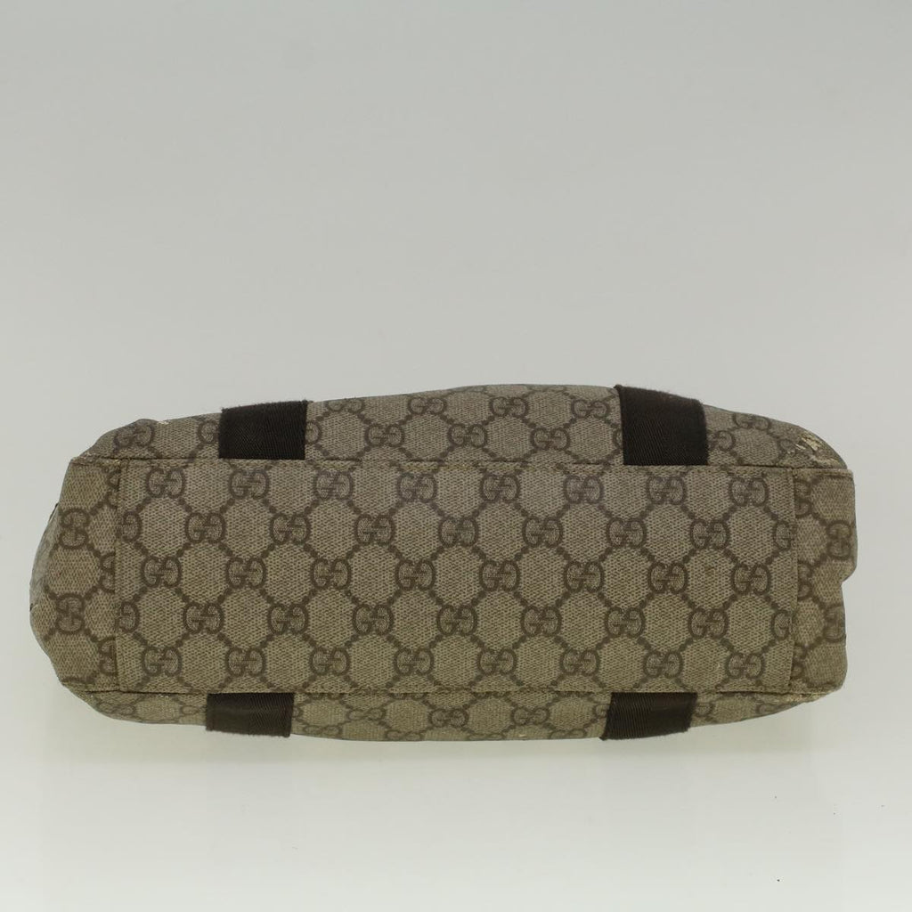 GUCCI GG Canvas Hand Bag Coated Canvas Beige 141976 th4296