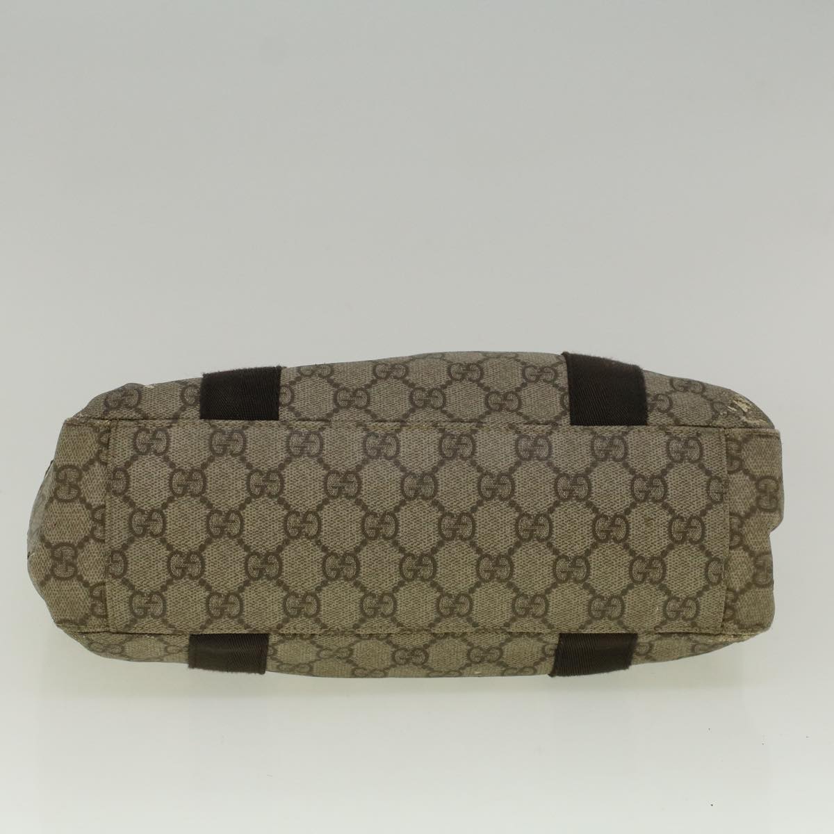 GUCCI GG Canvas Hand Bag Coated Canvas Beige 141976 th4296