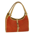 GUCCI Jackie Shoulder Bag Suede Orange 002 1068 001013 th4319