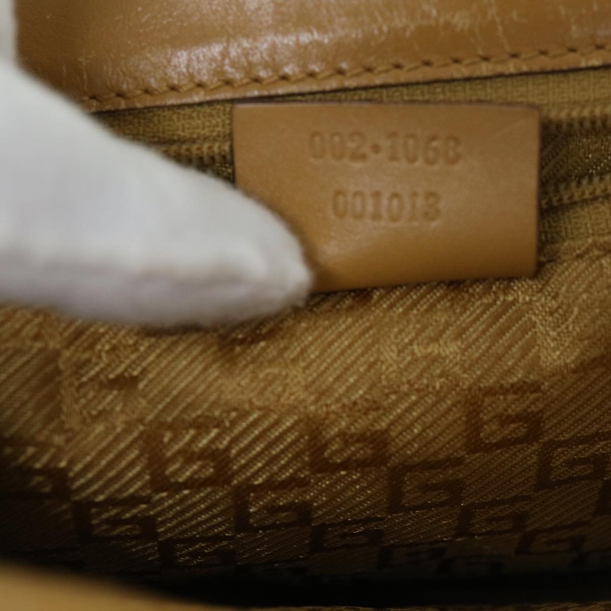 GUCCI Jackie Shoulder Bag Suede Orange 002 1068 001013 th4319