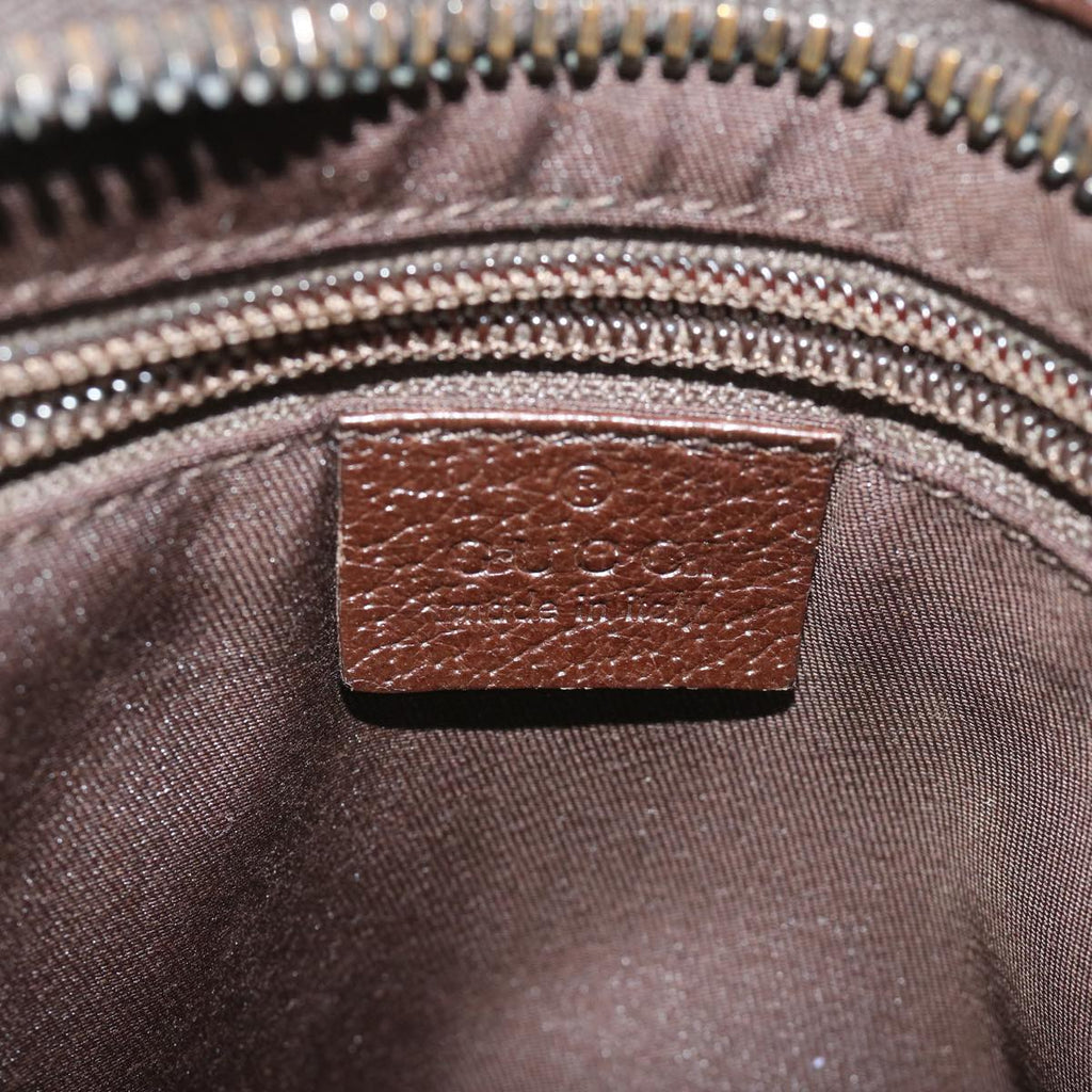 GUCCI GG Canvas Shoulder Bag Beige 122793 th4336
