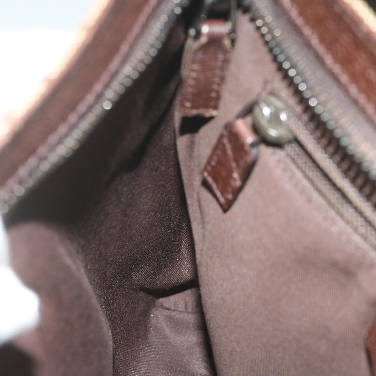 GUCCI GG Canvas Shoulder Bag Beige 122793 th4336