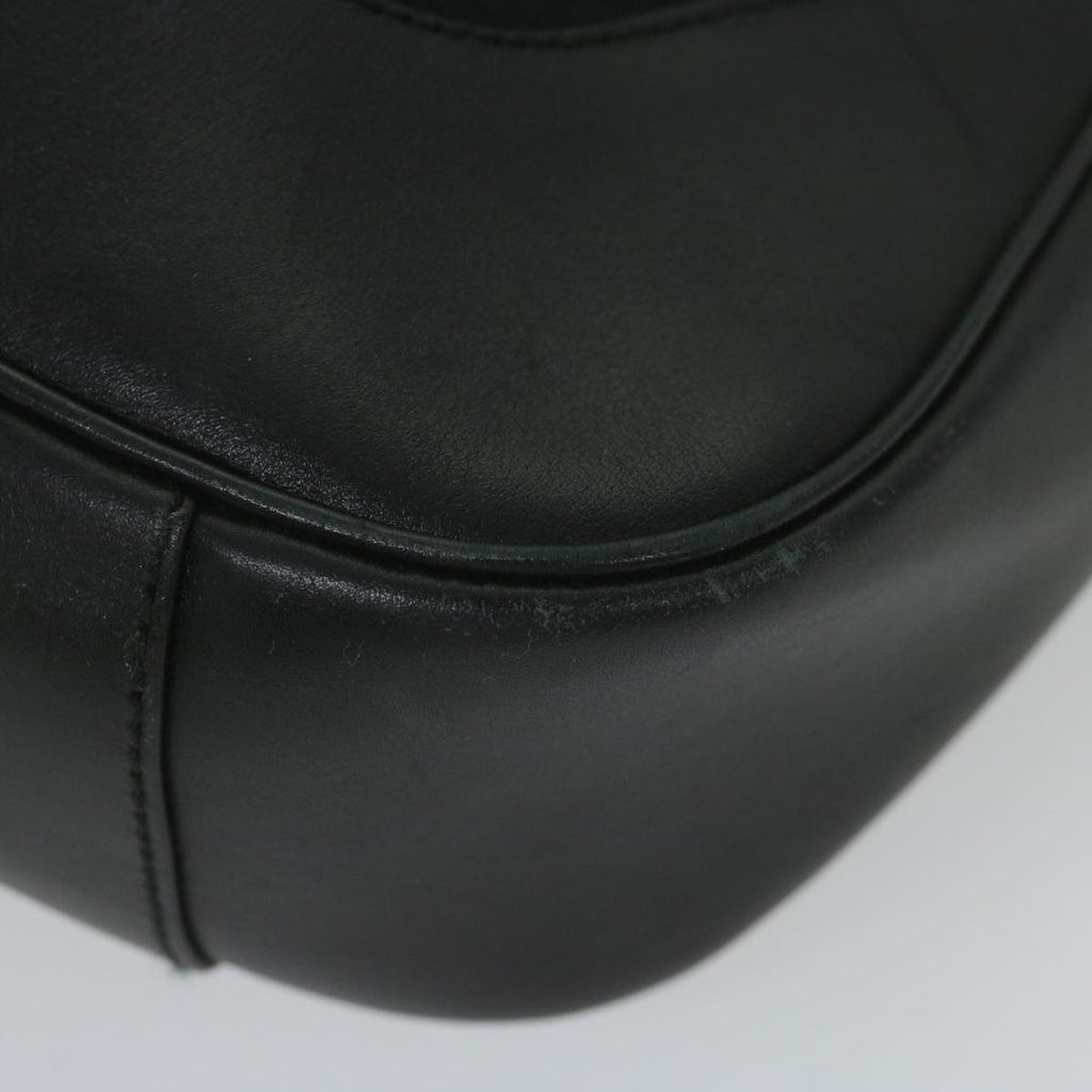 GUCCI Bamboo Hand Bag Leather Black 001 4058 2404 th4342