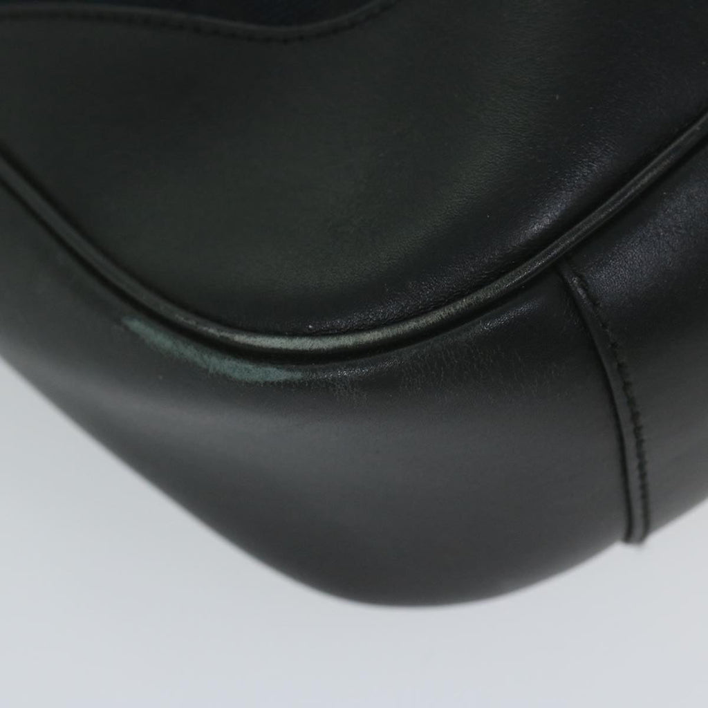 GUCCI Bamboo Hand Bag Leather Black 001 4058 2404 th4342