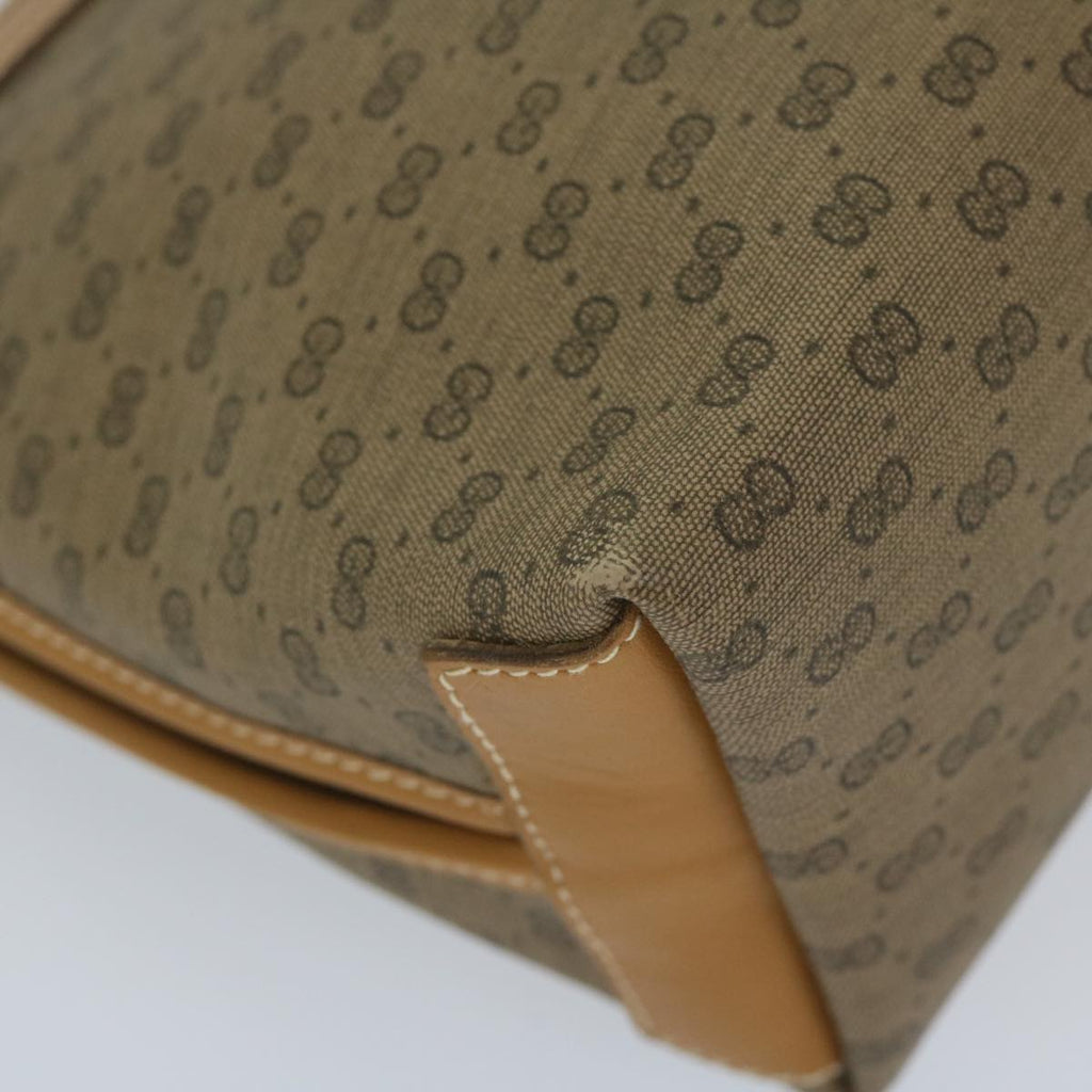 GUCCI Micro GG Supreme Clutch Bag PVC Leather Beige 014 58 0198 th4358
