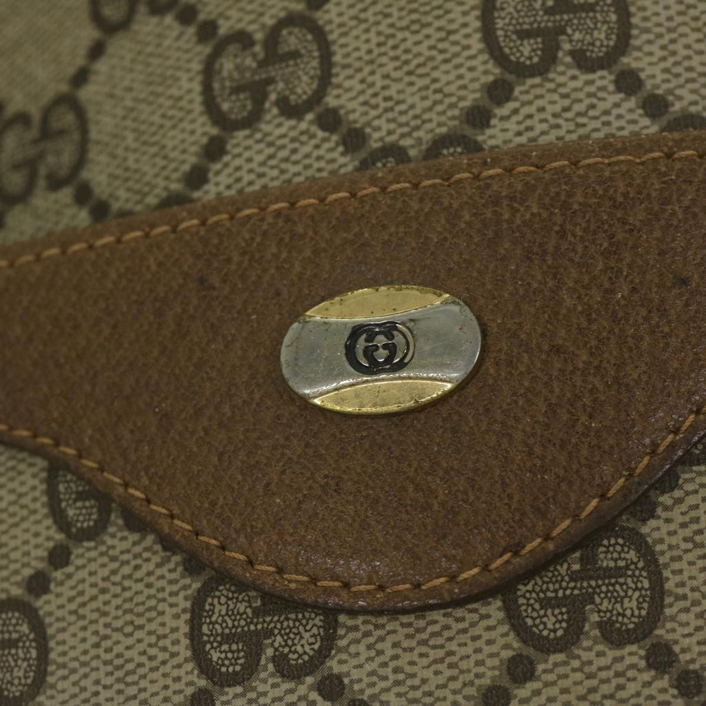 GUCCI GG Supreme Web Sherry Line Tote Bag Beige Red Green 39 02 003 th4362