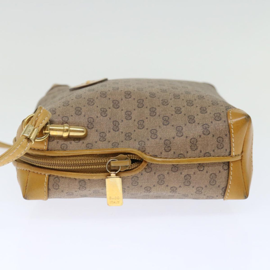 GUCCI Micro GG Supreme Shoulder Bag PVC Beige 007 104 4916 th4789