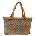 GUCCI GG Canvas Abbey Tote Bag Beige 141470 th4806