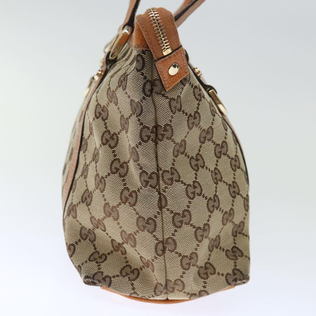 GUCCI GG Canvas Abbey Tote Bag Beige 141470 th4806