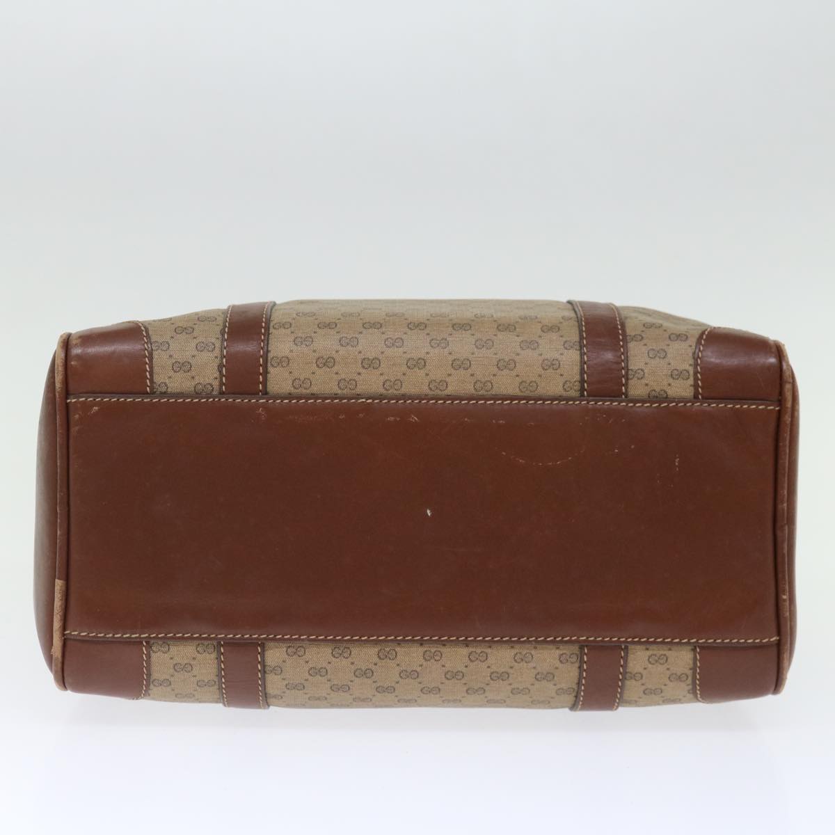 GUCCI Micro GG Supreme Shoulder Bag PVC Beige th4821