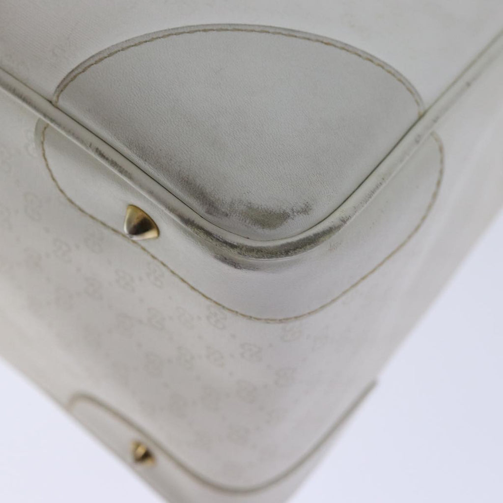 GUCCI Micro GG Canvas Hand Bag PVC 2way White 002 123 0167 th4828