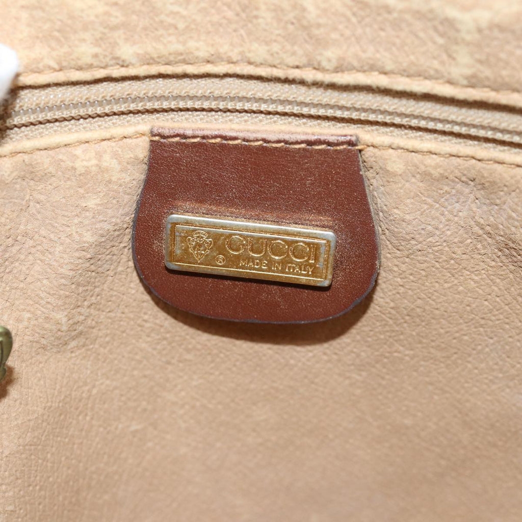 GUCCI GG Canvas Shoulder Bag Brown 007 104 4916 th4893