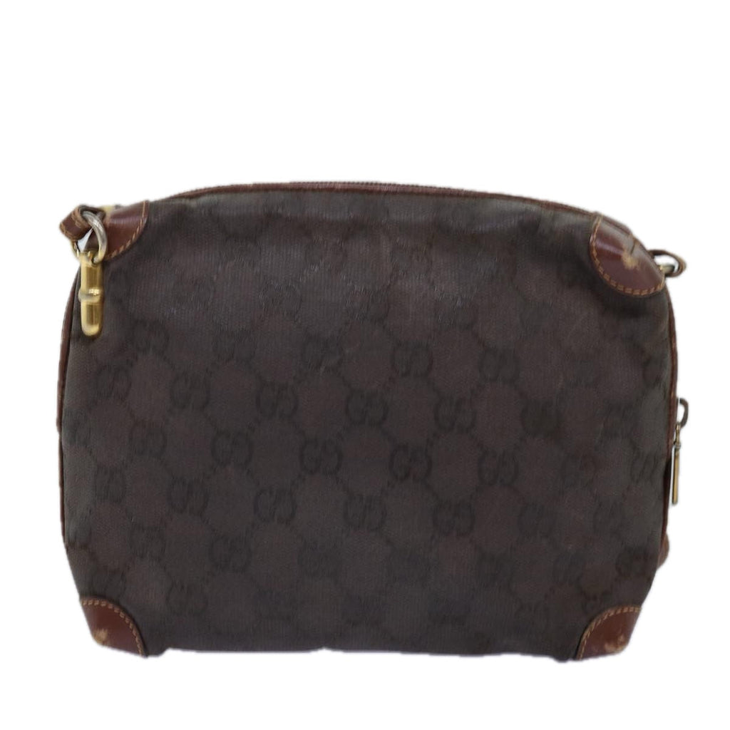 GUCCI GG Canvas Shoulder Bag Brown 007 104 4916 th4893