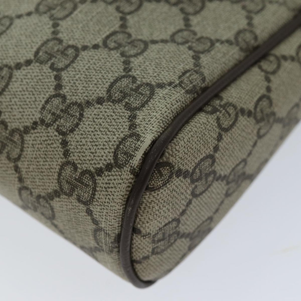 GUCCI GG Supreme Web Sherry Line Clutch Bag Beige Red 63 014 3553 th4948