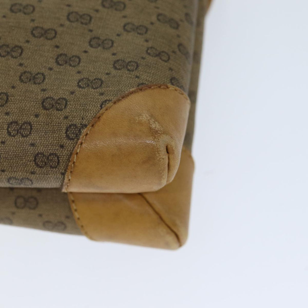 GUCCI Micro GG Supreme Shoulder Bag PVC Leather Beige 007 49 5548 th4994