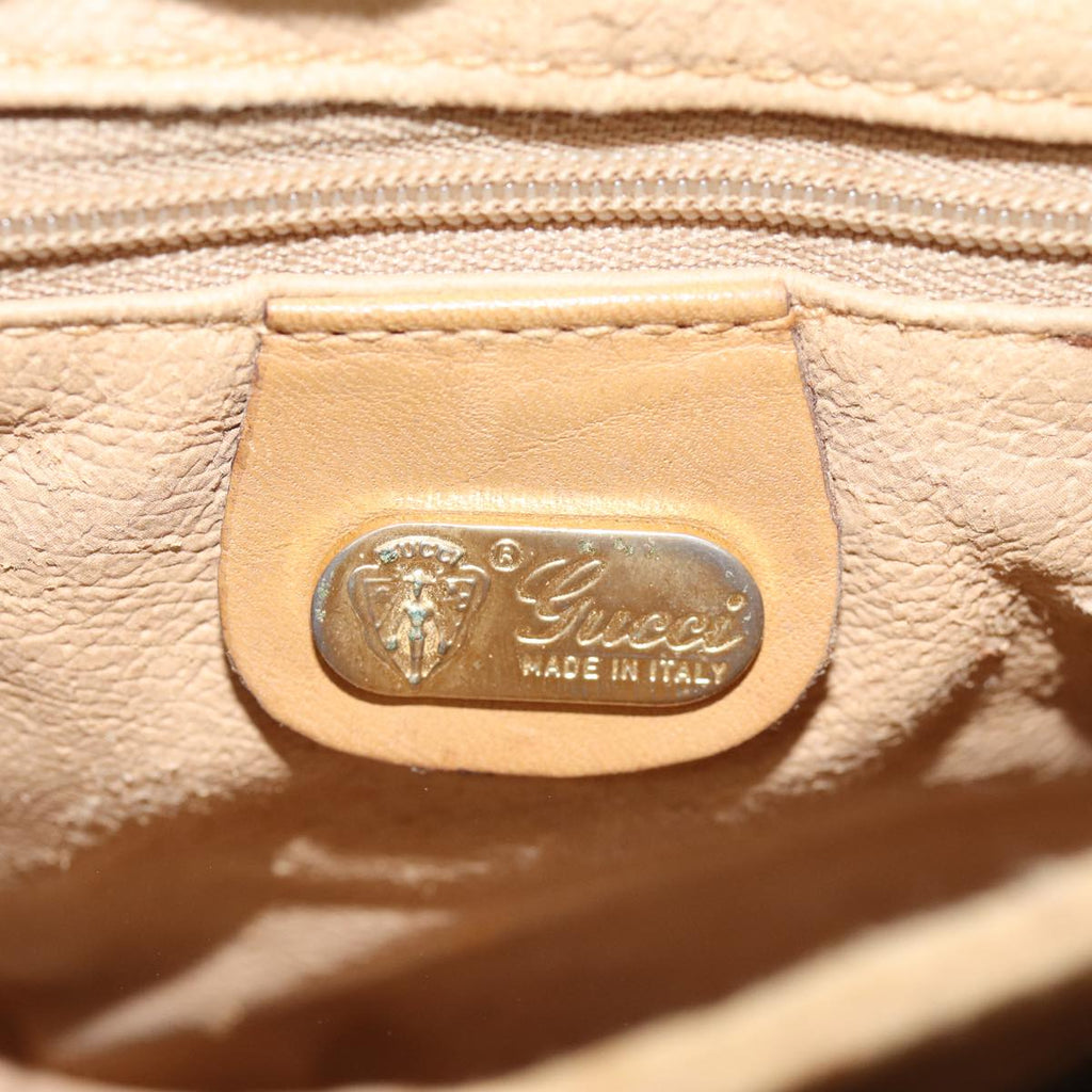 GUCCI Micro GG Supreme Shoulder Bag PVC Leather Beige 007 49 5548 th4994
