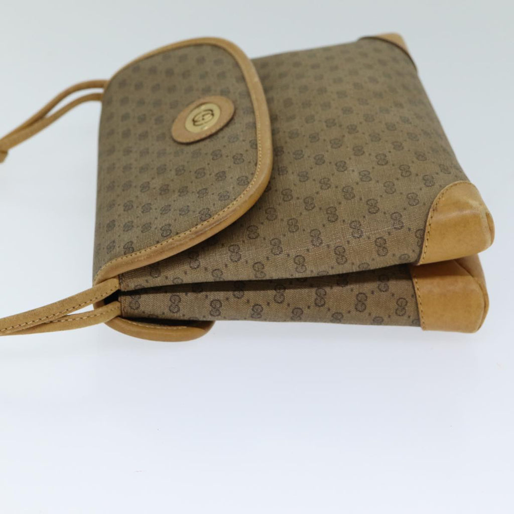 GUCCI Micro GG Supreme Shoulder Bag PVC Leather Beige 007 49 5548 th4994