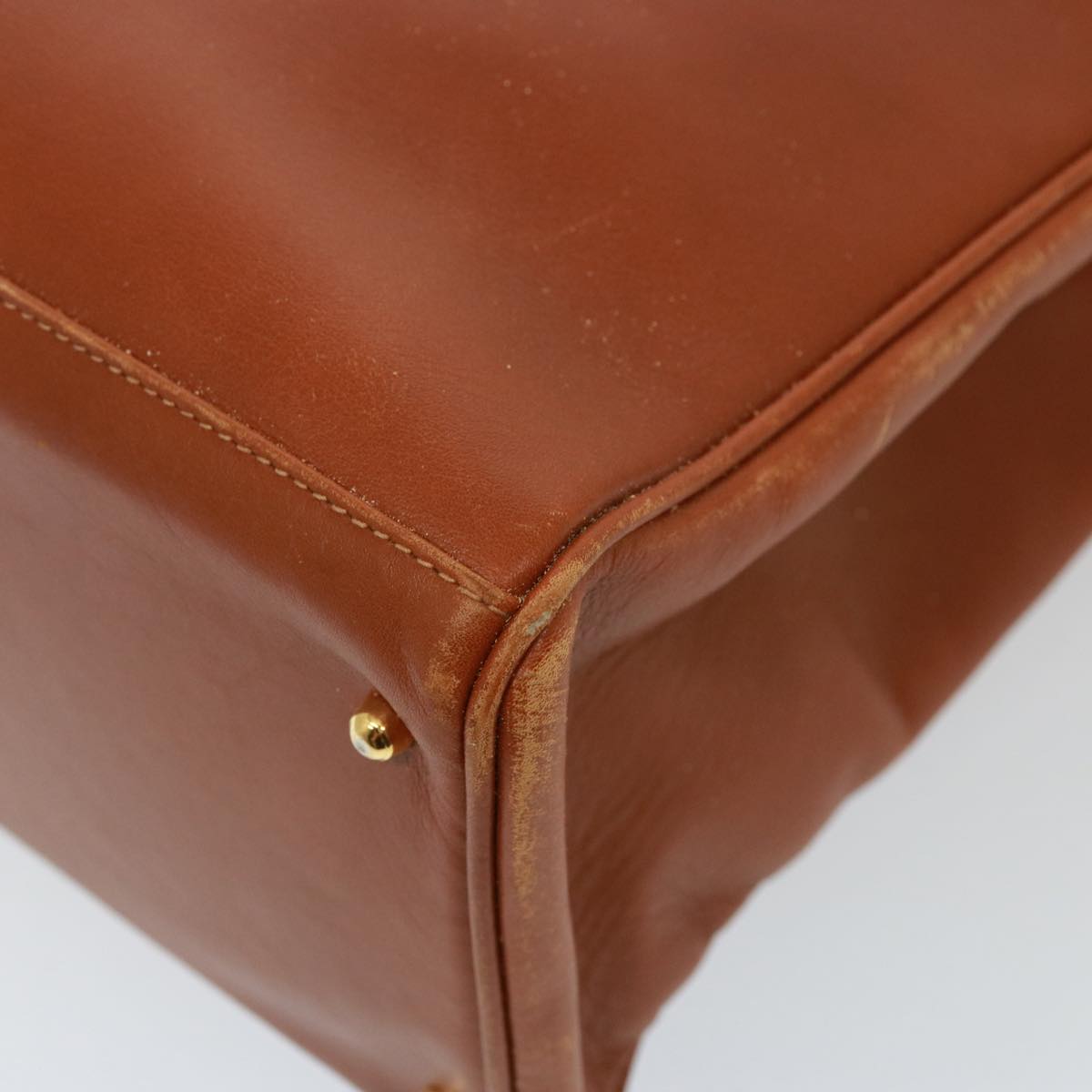GUCCI Bamboo Hand Bag Leather 2way Brown 002 2855 0322 0 th5022