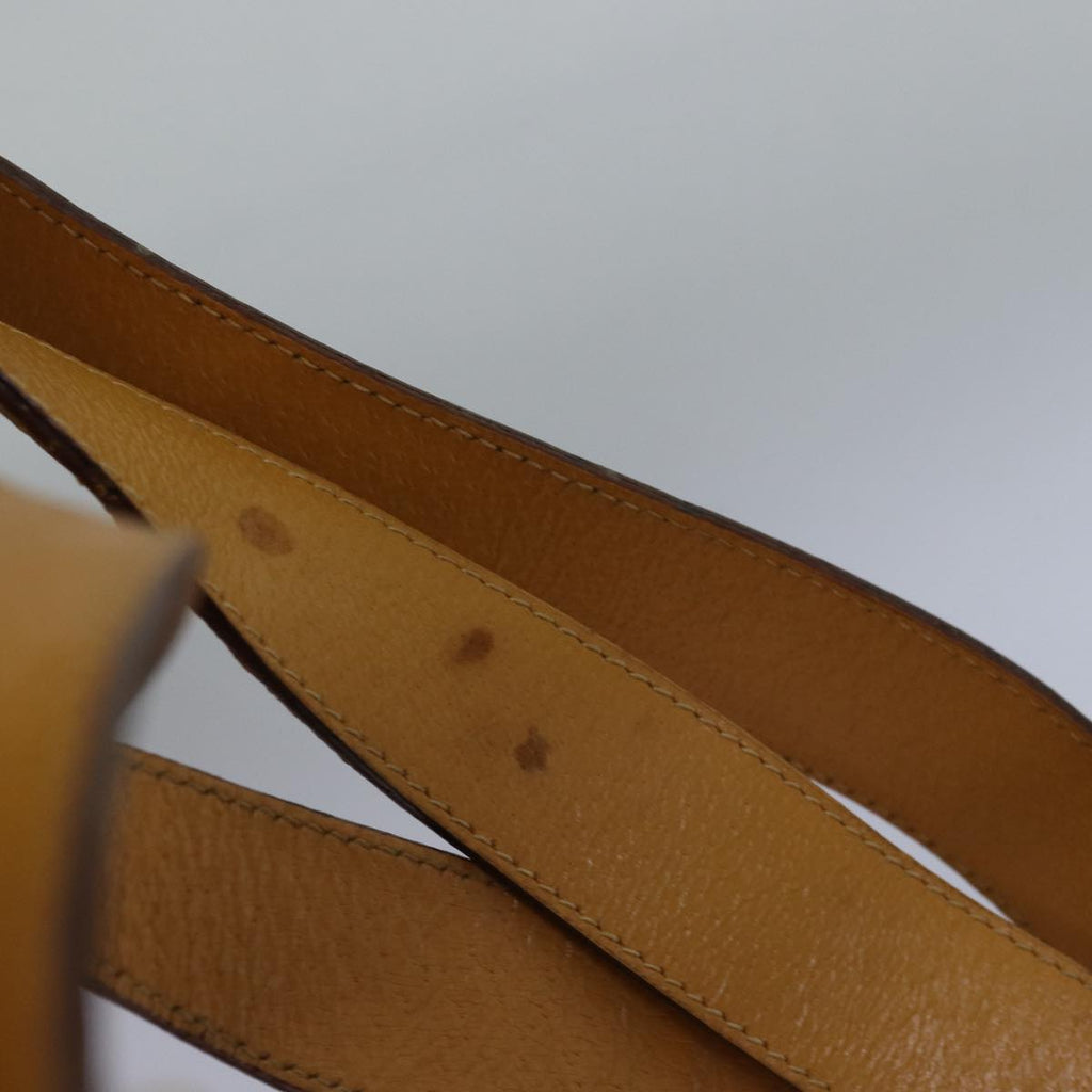 GUCCI Bamboo Backpack Leather Yellow 003 2058 0016 th5025
