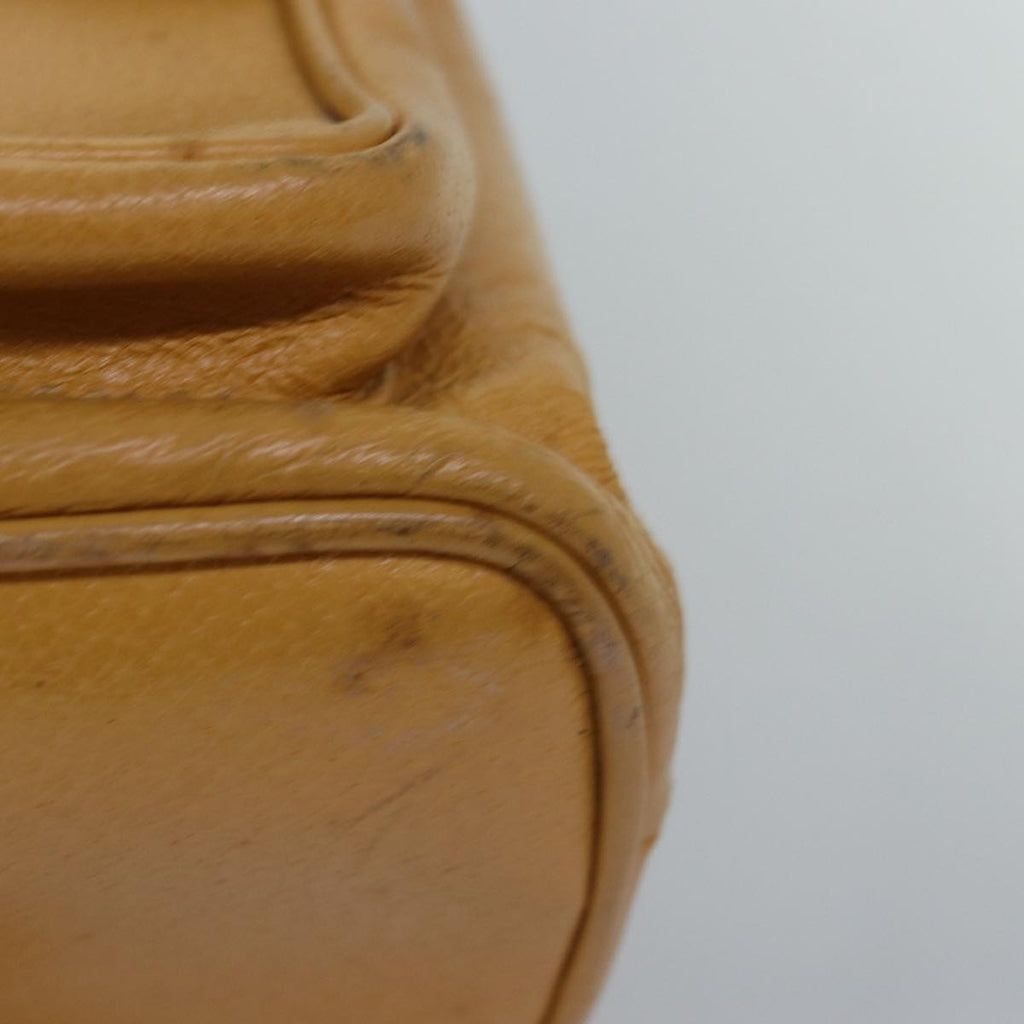 GUCCI Bamboo Backpack Leather Yellow 003 2058 0016 th5025