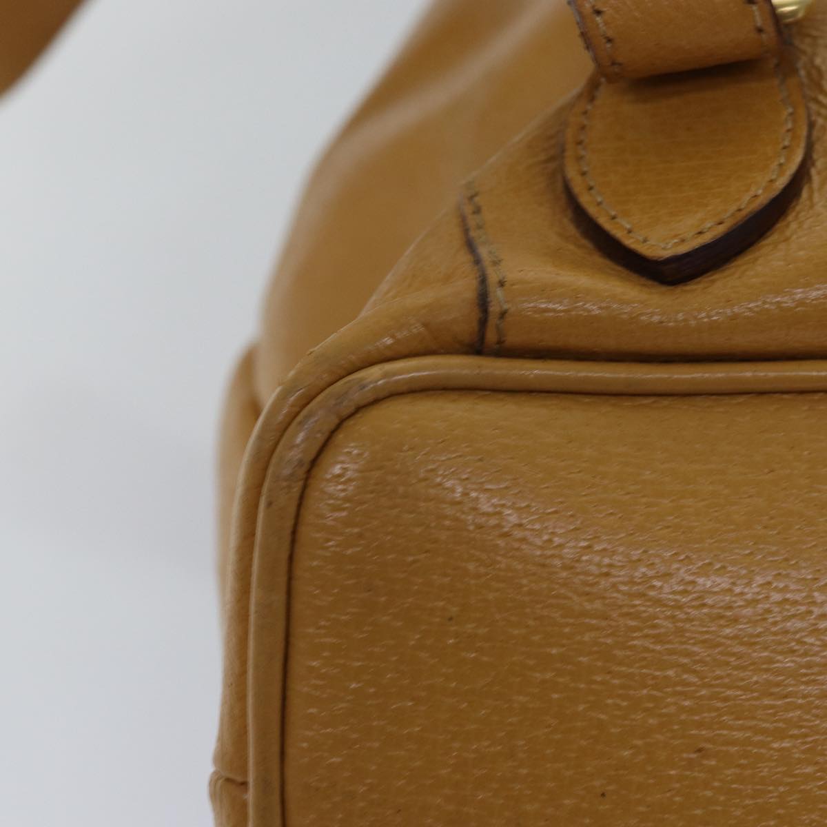 GUCCI Bamboo Backpack Leather Yellow 003 2058 0016 th5025