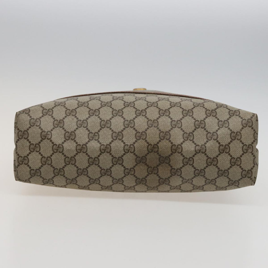 GUCCI GG Supreme Web Sherry Line Tote Bag PVC Beige Red 39 02 003 th5029