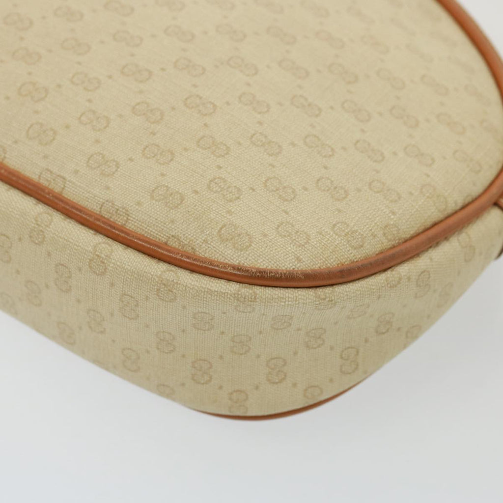 GUCCI Micro GG Supreme Shoulder Bag PVC Leather Beige 007 983 1113 th5073