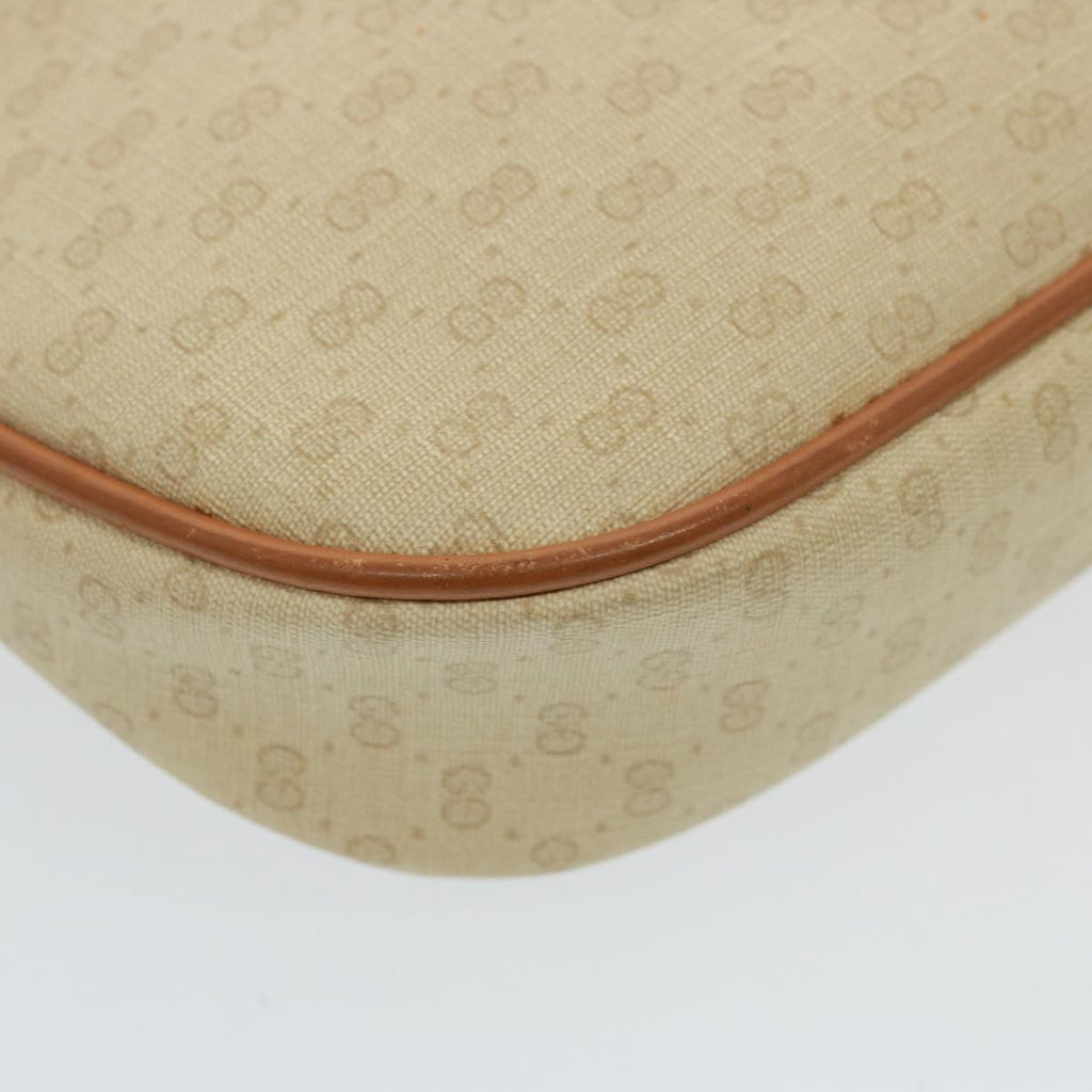 GUCCI Micro GG Supreme Shoulder Bag PVC Leather Beige 007 983 1113 th5073