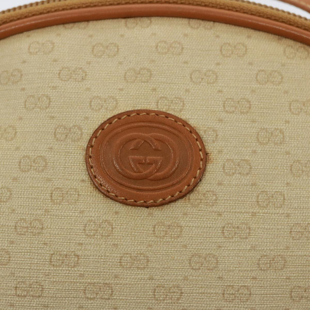 GUCCI Micro GG Supreme Shoulder Bag PVC Leather Beige 007 983 1113 th5073