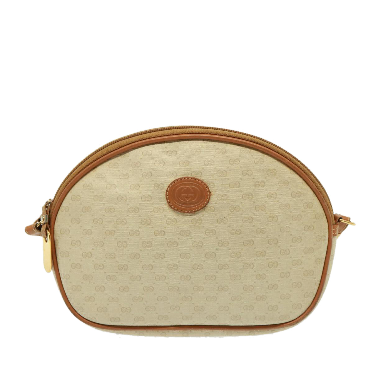 GUCCI Micro GG Supreme Shoulder Bag PVC Leather Beige 007 983 1113 th5073