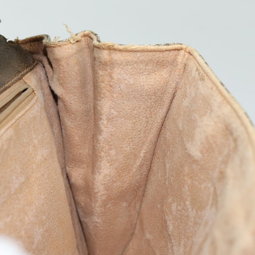GUCCI GG Supreme Shoulder Bag PVC Beige th5163